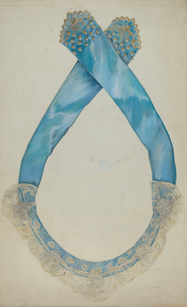 Collar by Marie Alain (American, active c. 1935), 16X12"(A3)Poster Print