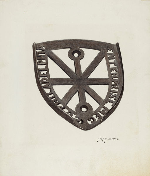 Trivet by Sydney Roberts (American, active c. 1935), 16X12"(A3)Poster Print