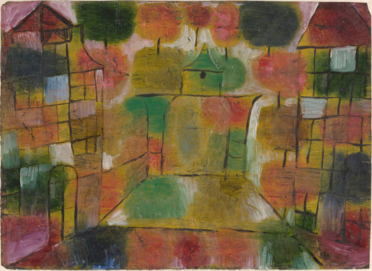 Baum und Architektur--Rhythmen (Tree and Architecture--Rhythms) by Paul Klee (Swiss, 1879 - 1940), 16X12"(A3)Poster Print