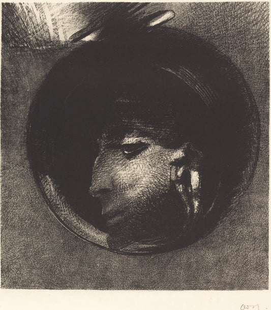 Cellule Auriculaire (Auricular Cell) by Odilon Redon (French, 1840 - 1916), 16X12"(A3)Poster Print