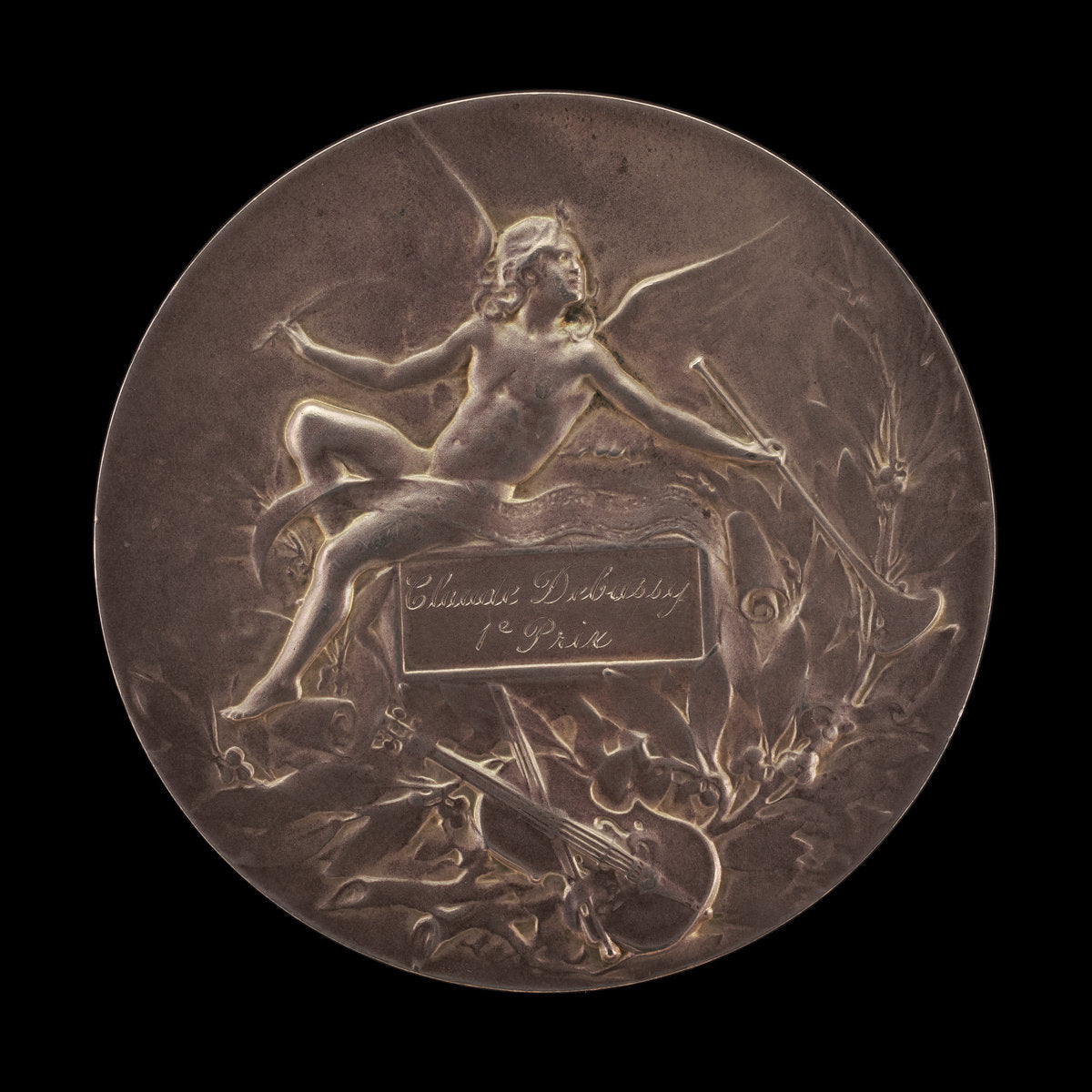 1e Prix: Claude Debussy [reverse] by Marie-Alexandre-Lucien Coudray (French, 1864 - 1932), 16X12"(A3)Poster Print