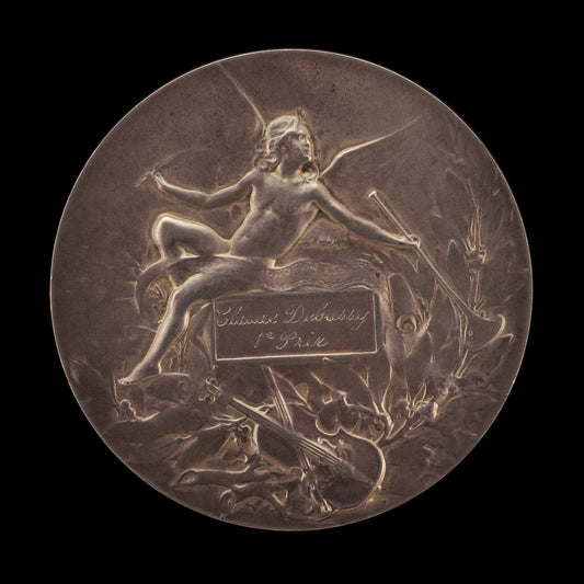 1e Prix: Claude Debussy [reverse] by Marie-Alexandre-Lucien Coudray (French, 1864 - 1932), 16X12"(A3)Poster Print