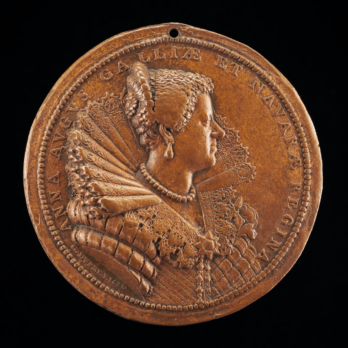 Anne of Austria, 1601-1666, Wife of King Louis XIII of France 1615 [reverse] by Guillaume Dupré (French, c. 1574 - 1642), 16X12"(A3)Poster Print