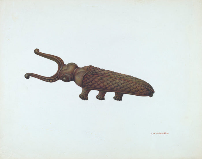 Bootjack by Robert W.R. Taylor (American, active c. 1935), 16X12