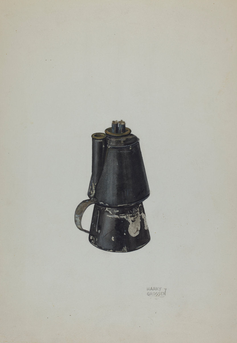 Petticoat Lamp by Harry Grossen (American, active c. 1935), 16X12"(A3)Poster Print