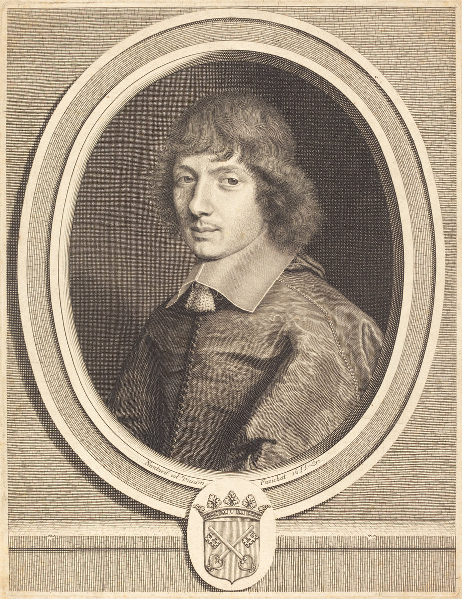 Francois de Clermont Tonnerre by Robert Nanteuil (French, 1623 - 1678), 16X12"(A3)Poster Print