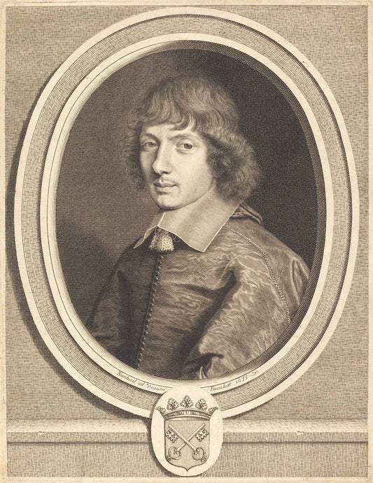 Francois de Clermont Tonnerre by Robert Nanteuil (French, 1623 - 1678), 16X12"(A3)Poster Print