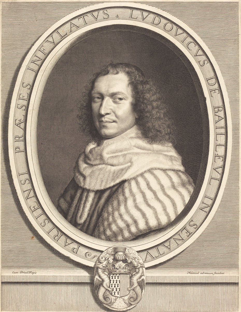 Louis-Dominique de Bailleul by Robert Nanteuil (French, 1623 - 1678), 16X12"(A3)Poster Print