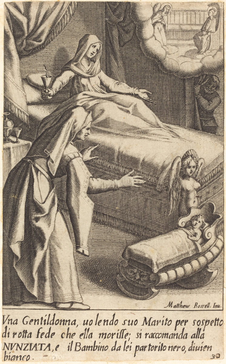 The Child by Jacques Callot after Matteo Rosselli (French, 1592 - 1635), 16X12"(A3)Poster Print