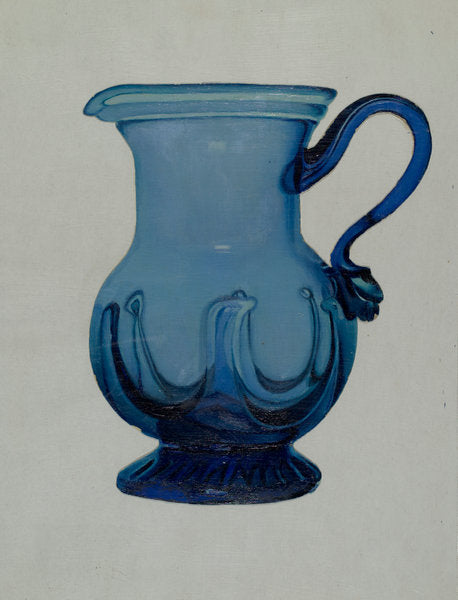Pitcher by Vincent Burzy (American, active c. 1935), 16X12"(A3)Poster Print