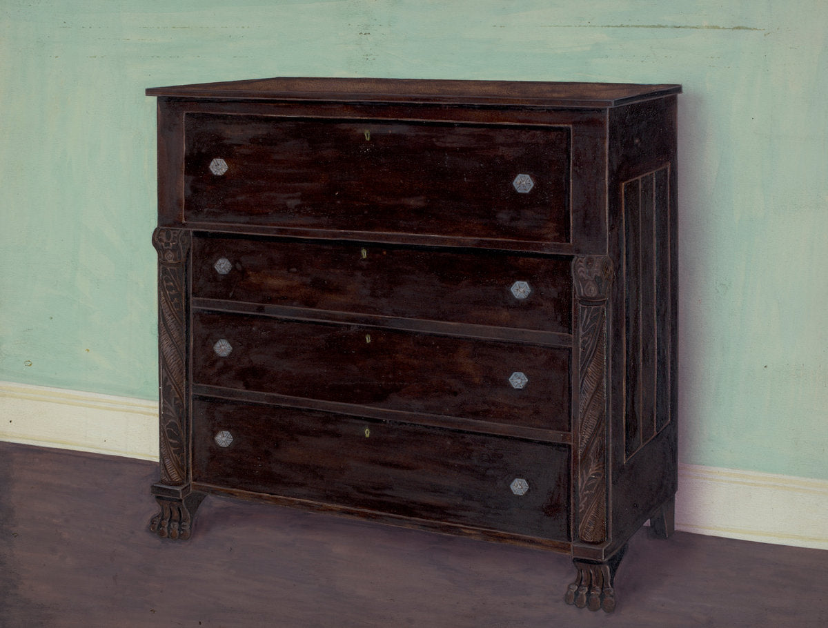 Bureau by Rex F. Bush (American, active c. 1935), 16X12"(A3)Poster Print