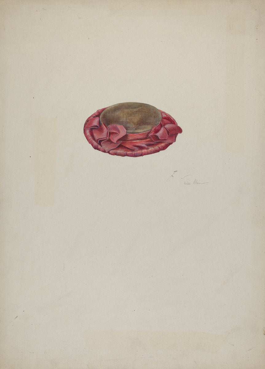 Doll's Hat by Marie Alain (American, active c. 1935), 16X12"(A3)Poster Print