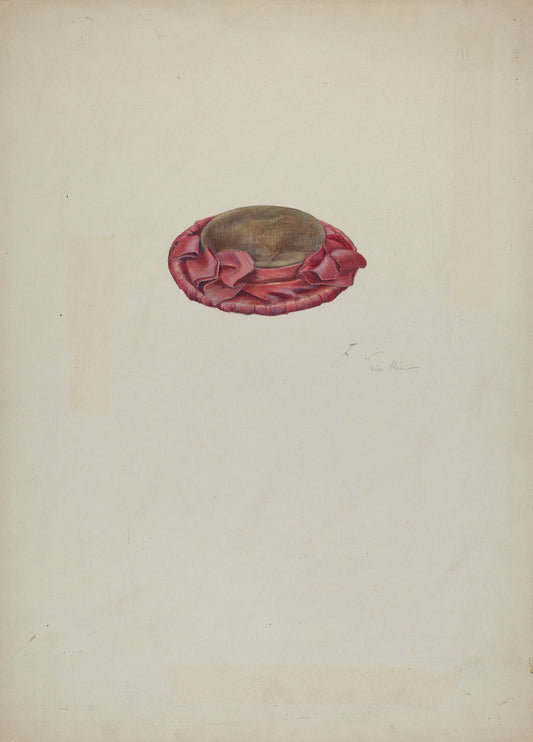 Doll's Hat by Marie Alain (American, active c. 1935), 16X12"(A3)Poster Print
