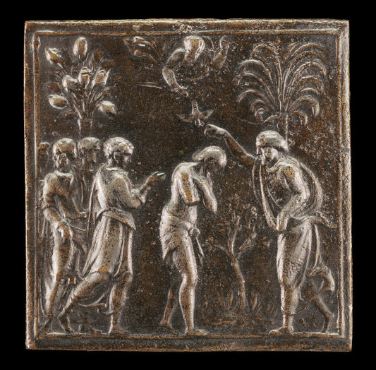 The Baptism in the Jordan by Valerio Belli (Italian, 1468 - 1546), 16X12"(A3)Poster Print
