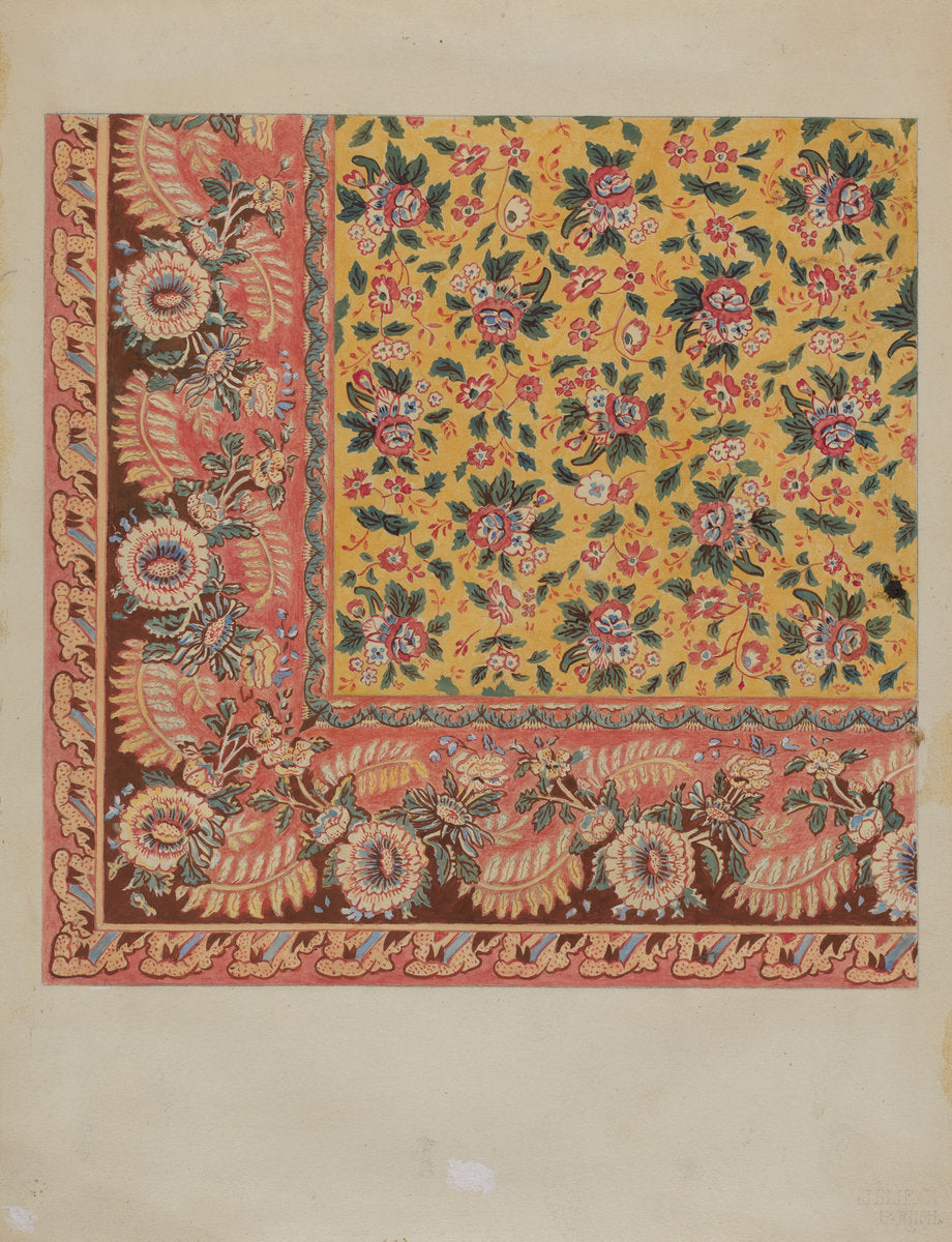 Kerchief by Julie C. Brush (American, active c. 1935), 16X12"(A3)Poster Print