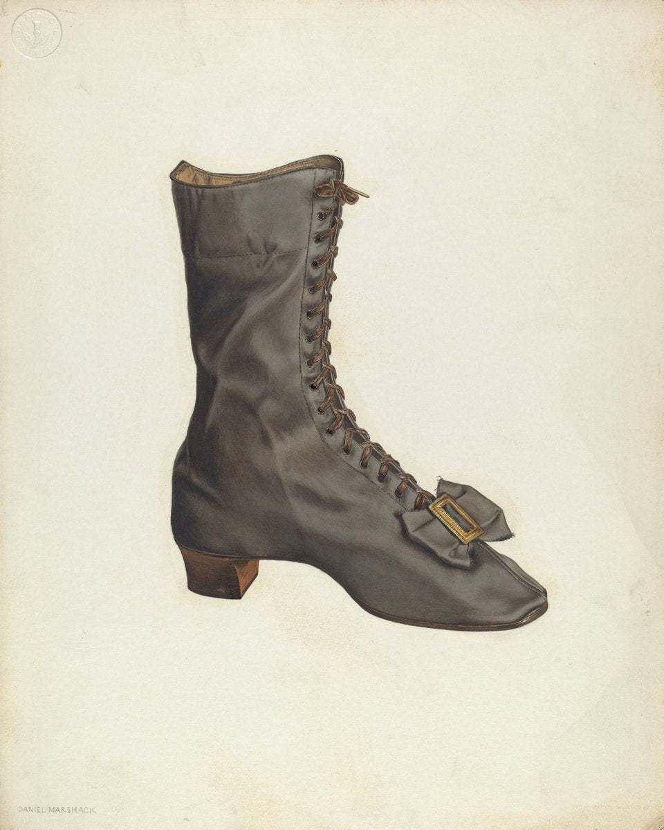 Woman's Shoe by Daniel Marshack (American, active c. 1935), 16X12"(A3)Poster Print