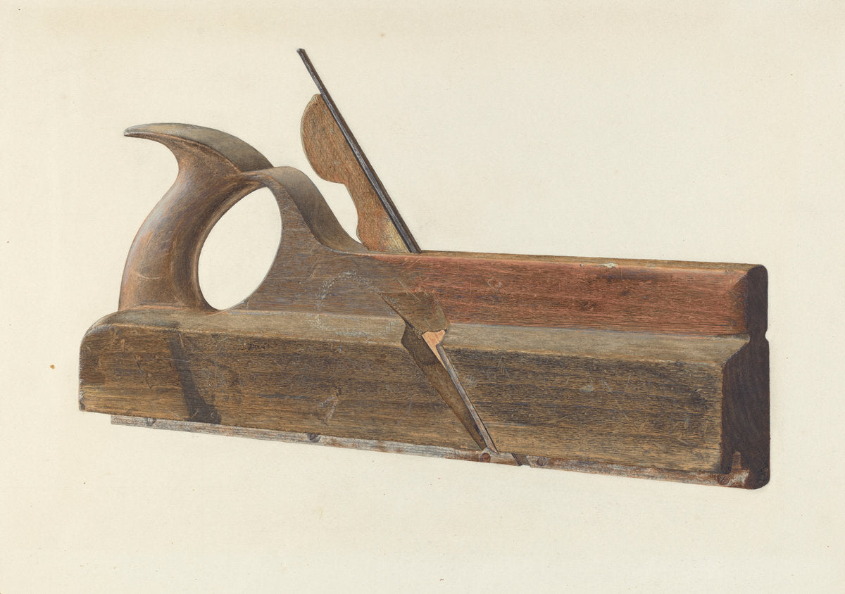 Rabbet Plane by Samuel Faigin (American, active c. 1935), 16X12"(A3)Poster Print