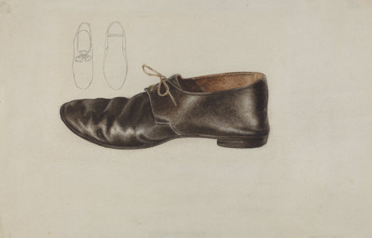 Shoe by Lucille Chabot (American, born 1908), 16X12"(A3)Poster Print