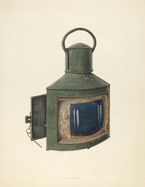 Starboard Light by Eugene Bartz (American, active c. 1935), 16X12"(A3)Poster Print