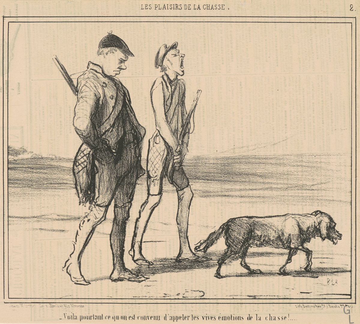 Voila pourtant ce qu'on est convenu d'appeler ... by Honoré Daumier (French, 1808 - 1879), 16X12"(A3)Poster Print