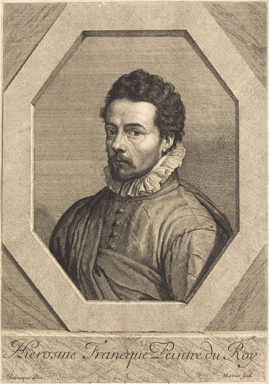 Jerome Franck by Jean Morin (French, c. 1600 - 1650), 16X12"(A3)Poster Print