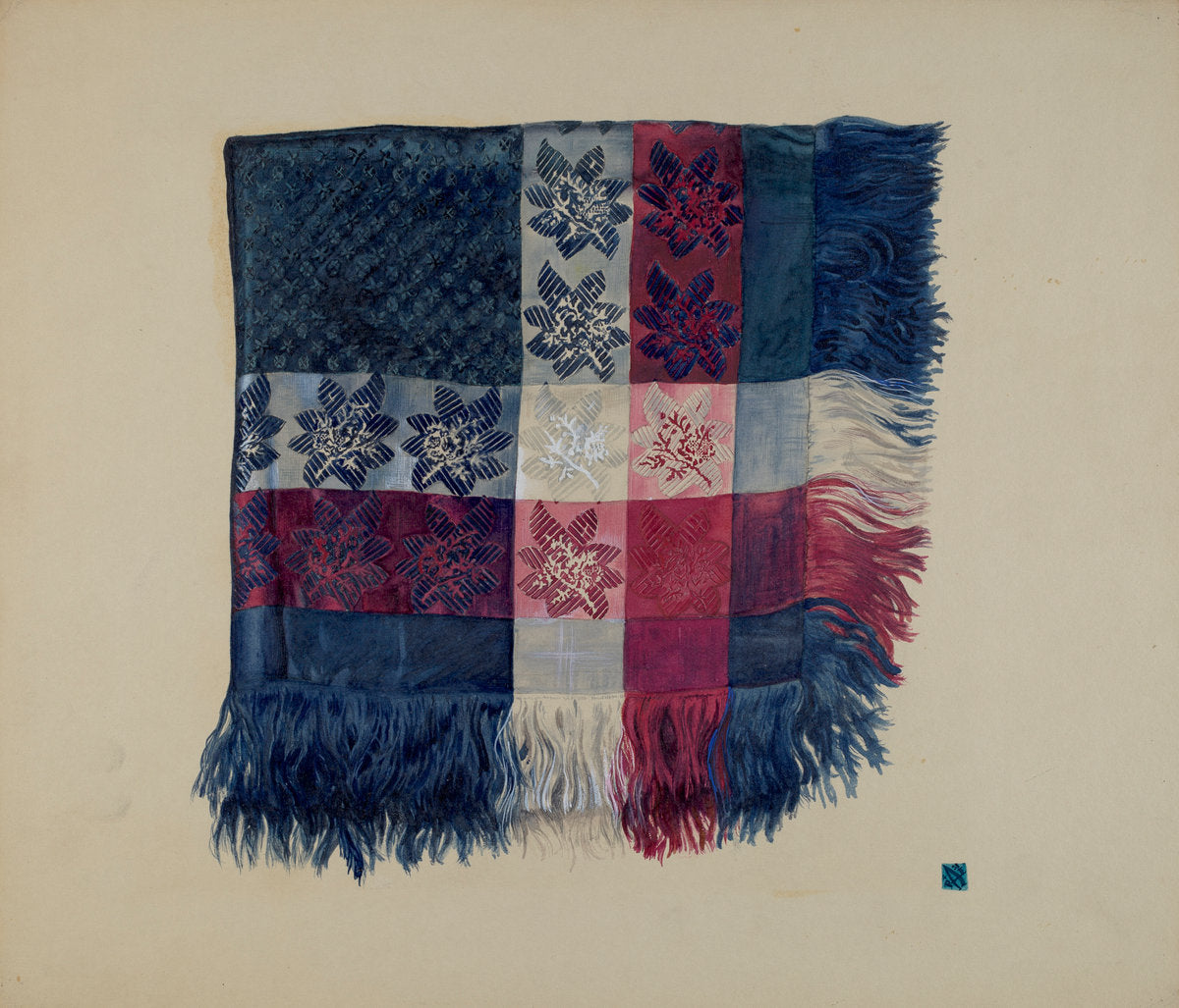 Economy Scarf by Ralph Atkinson (American, active c. 1935), 16X12"(A3)Poster Print