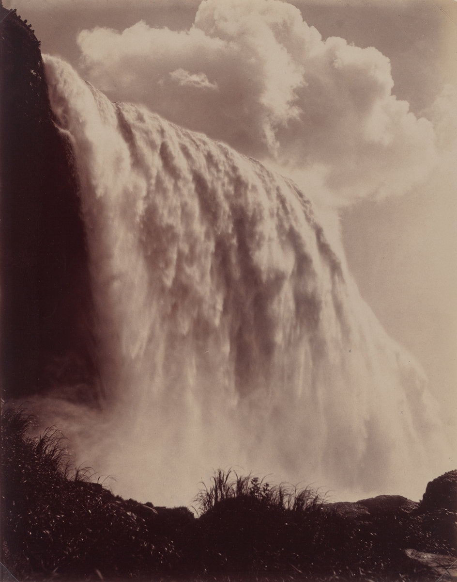 Niagara Falls by attributed to Charles Bierstadt (American, born Prussia, 1819 - 1903), 16X12"(A3)Poster Print