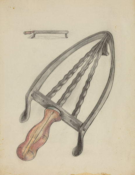 Flat Iron Stand by Columbus Simpson (American, active c. 1935), 16X12"(A3)Poster Print
