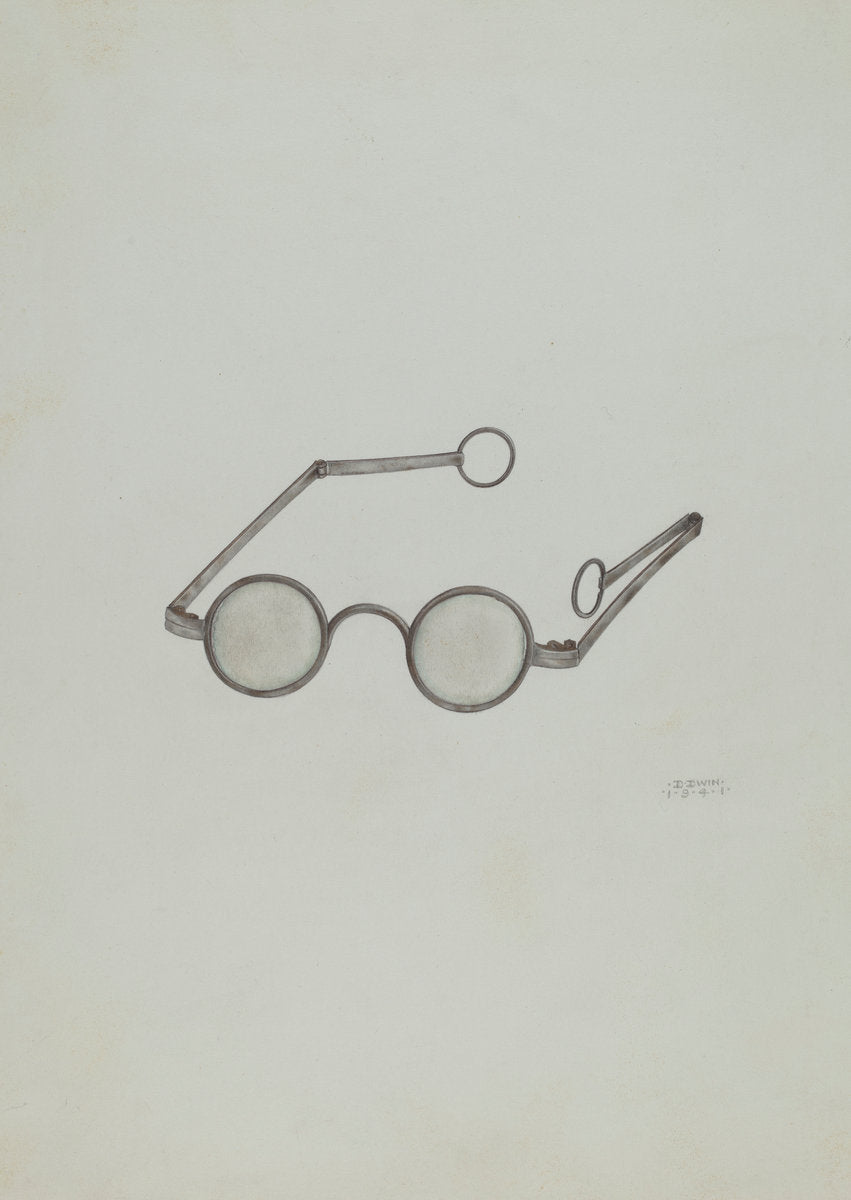 Spectacles by Dorothy Dwin (American, active c. 1935), 16X12"(A3)Poster Print