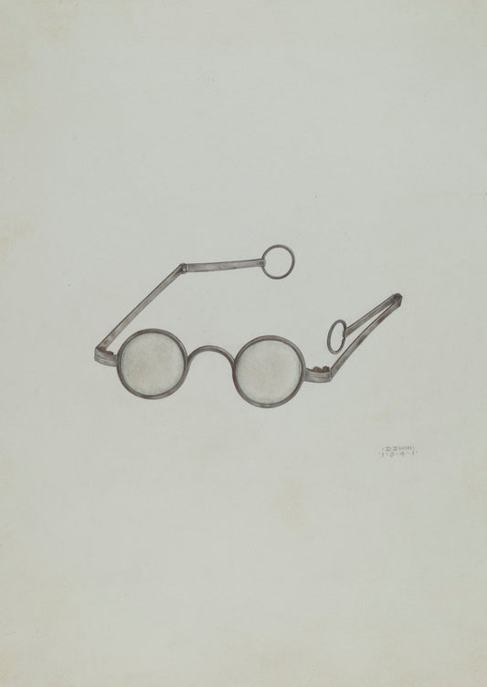 Spectacles by Dorothy Dwin (American, active c. 1935), 16X12"(A3)Poster Print