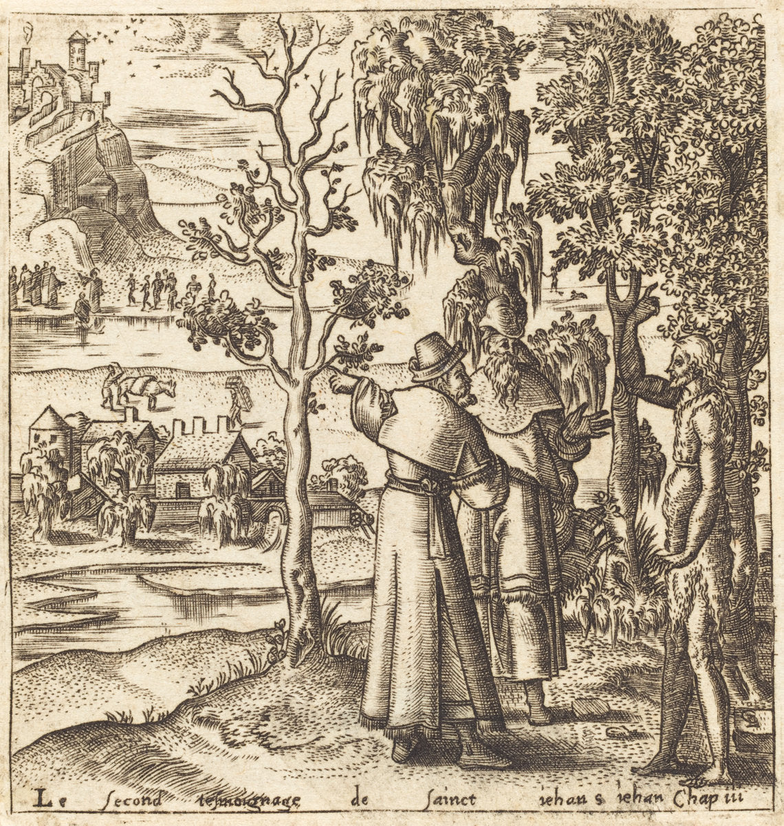 The Testimony of John by Léonard Gaultier (French, 1561 - 1641), 16X12"(A3)Poster Print