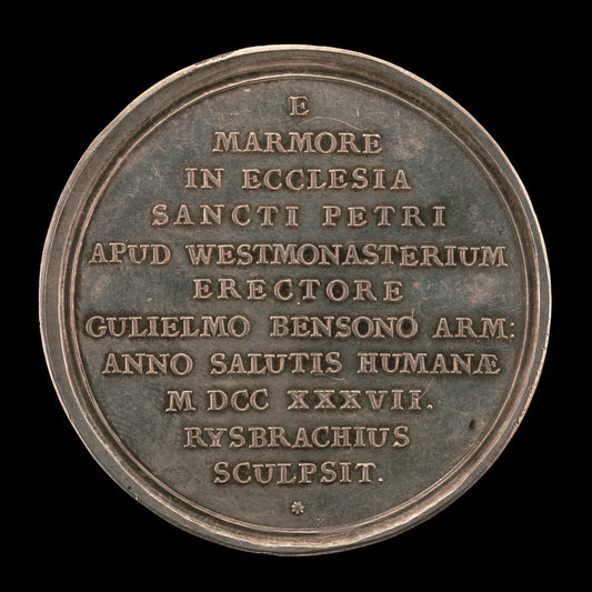 Inscription [reverse] by John Sigismund Tanner (English, born Germany, active 1728 - 1775), 16X12"(A3)Poster Print
