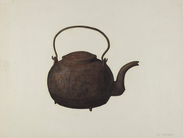 Tea Kettle by Fred Hassebrock (American, active c. 1935), 16X12"(A3)Poster Print