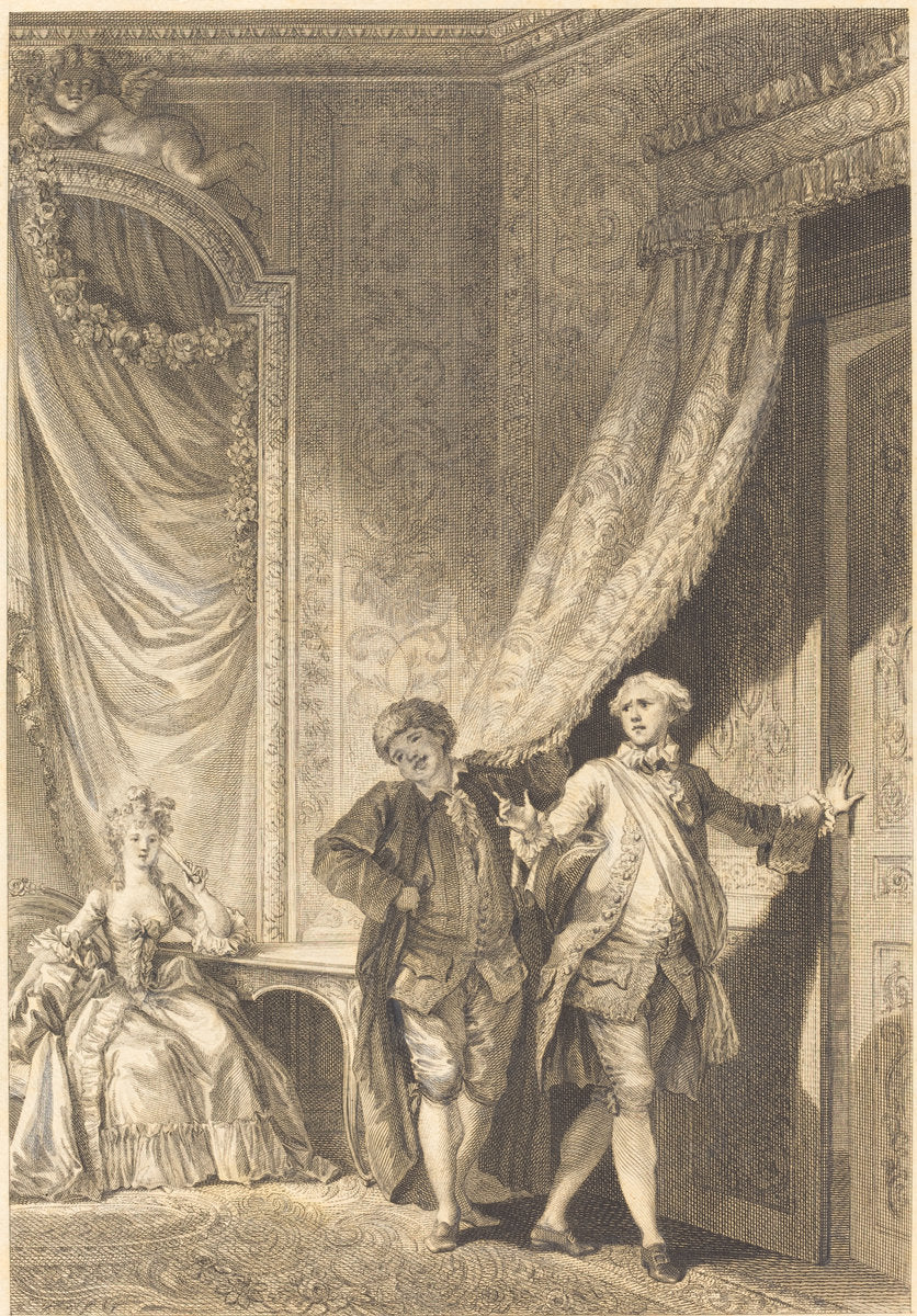 Le magnifique by Jean-Baptiste Tilliard after Jean-Honoré Fragonard (French, 1740 - 1813), 16X12"(A3)Poster Print