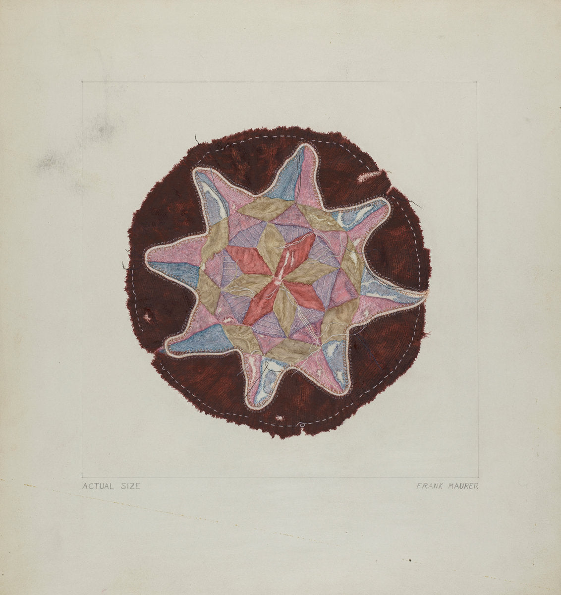 Pin Cushion by Frank Maurer (American, active c. 1935), 16X12"(A3)Poster Print