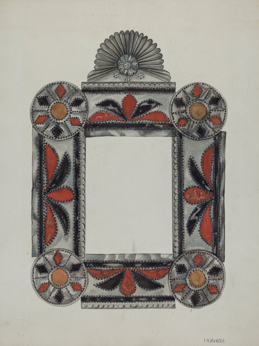 Picture Frame by Irene M. Burge (American, active c. 1935), 16X12"(A3)Poster Print