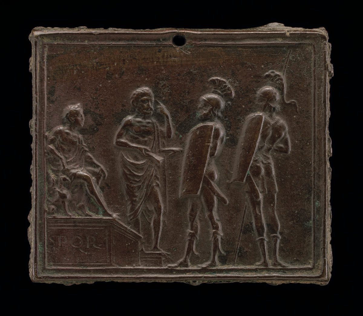 The Banishment of Coriolanus by Master of Coriolanus (Italian, active c. 1500), 16X12"(A3)Poster Print