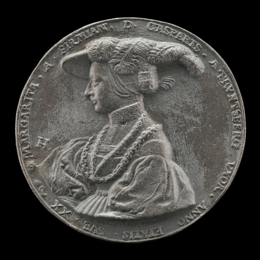 Margaret von Firmian, 1509-1536, Wife of Caspar von Frundsberg by Friedrich Hagenauer (German, active c. 1525 - 1546), 16X12"(A3)Poster Print