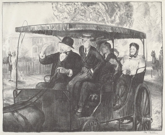 Sunday 1897 by George Bellows (American, 1882 - 1925), 16X12"(A3)Poster Print