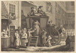 The Stage-coach, or the Country Inn Yard by William Hogarth (English, 1697 - 1764), 16X12"(A3)Poster Print