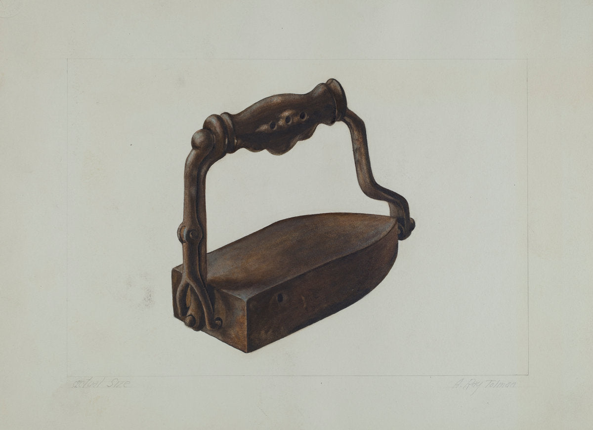 Iron by A.R. Tolman (American, active c. 1935), 16X12"(A3)Poster Print