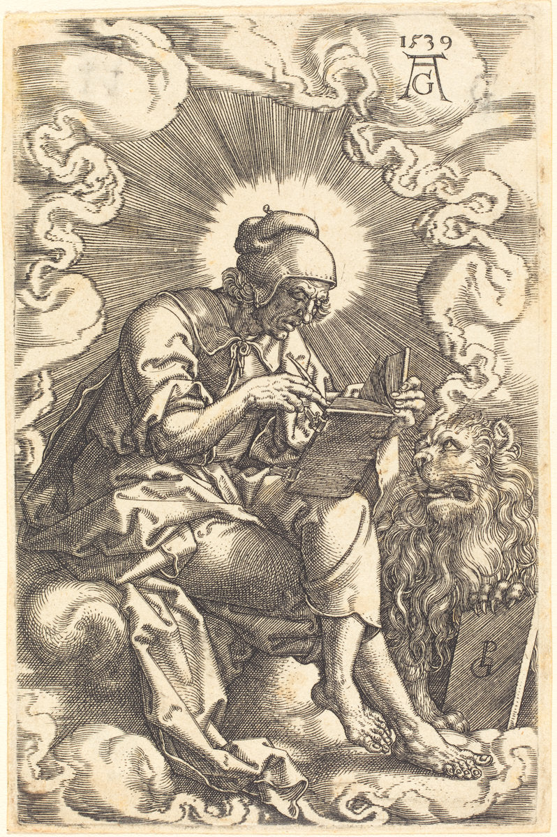 Mark by Heinrich Aldegrever (German, 1502 - 1555/1561), 16X12"(A3)Poster Print