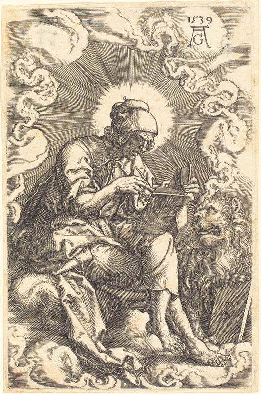 Mark by Heinrich Aldegrever (German, 1502 - 1555/1561), 16X12"(A3)Poster Print