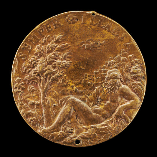 c. 1550 by Italian 16th Century (River-god Mincio [reverse]), 16X12"(A3)Poster Print