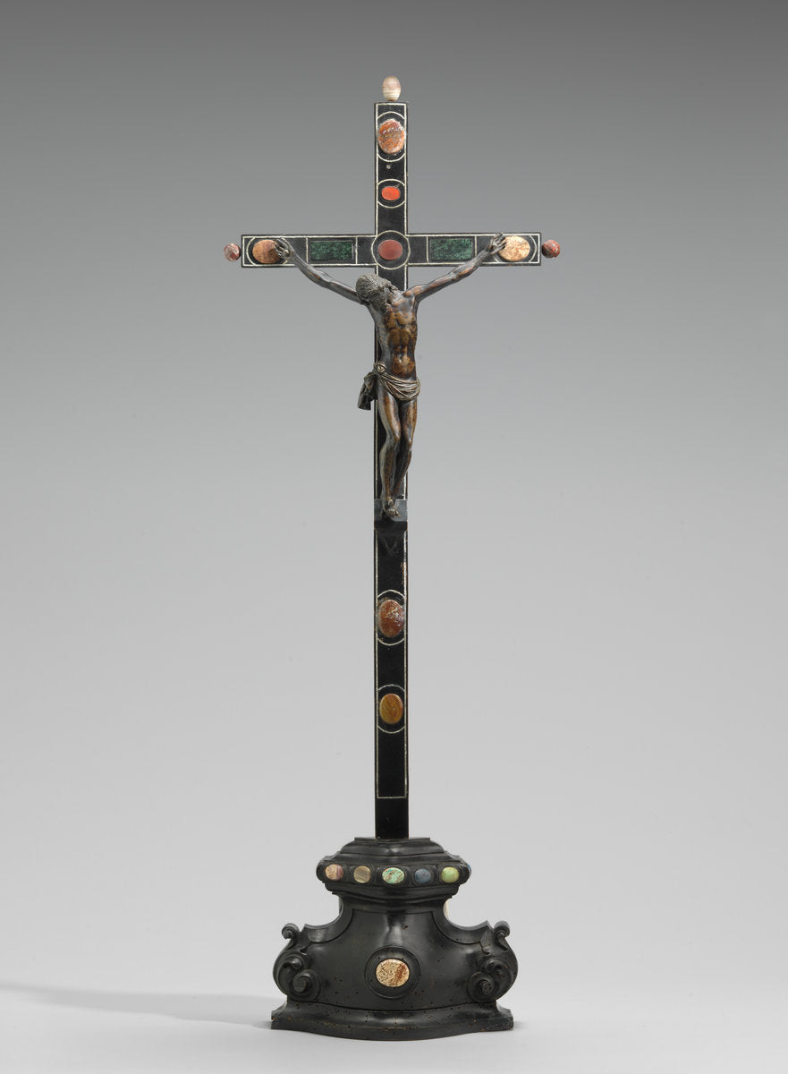 Christ Crucified by Giovanni Bologna (Flemish, 1529 - 1608), 16X12"(A3)Poster Print