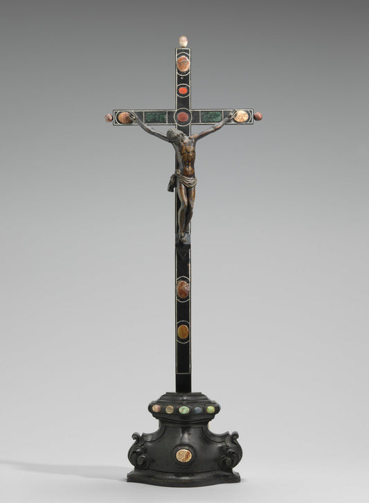 Christ Crucified by Giovanni Bologna (Flemish, 1529 - 1608), 16X12"(A3)Poster Print