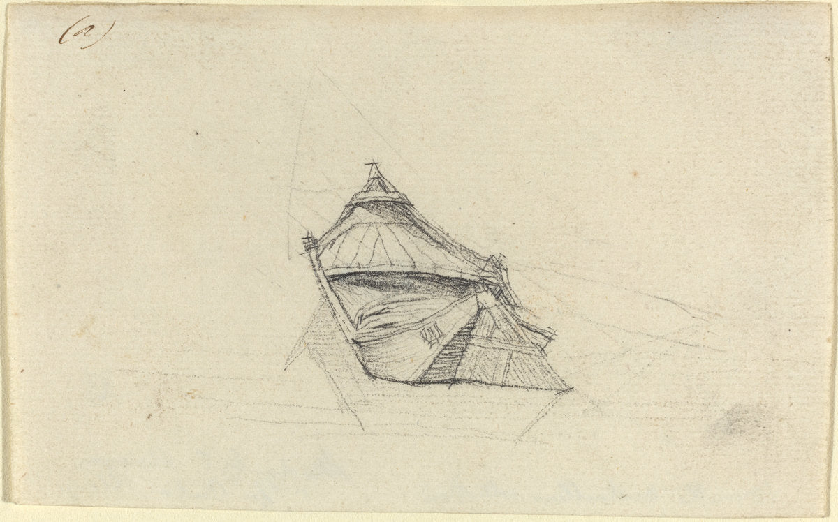 Seine Boat for "Le Pont-au-Change" by Charles Meryon (French, 1821 - 1868), 16X12"(A3)Poster Print