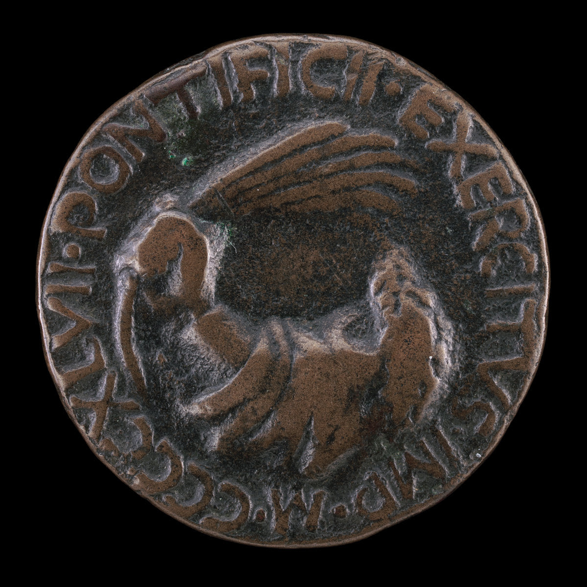 Emblem of Authority [reverse] by Matteo de' Pasti (Italian, c. 1420 - 1467/1468), 16X12"(A3)Poster Print