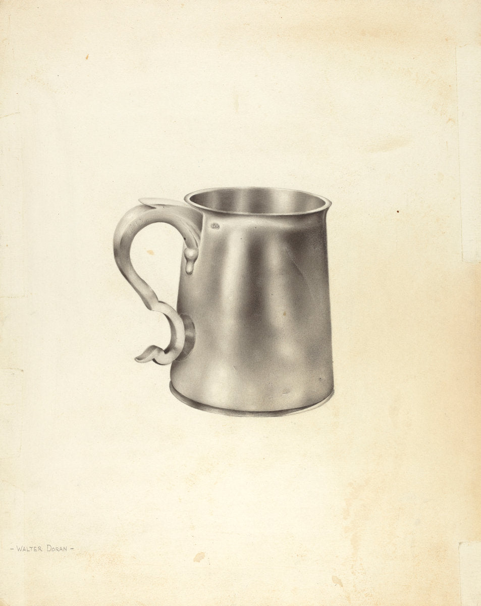Silver Mug by Walter Doran (American, active c. 1935), 16X12"(A3)Poster Print
