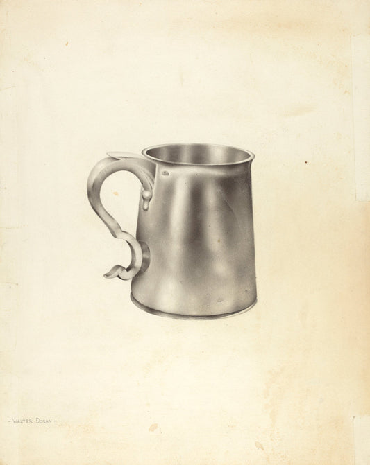 Silver Mug by Walter Doran (American, active c. 1935), 16X12"(A3)Poster Print